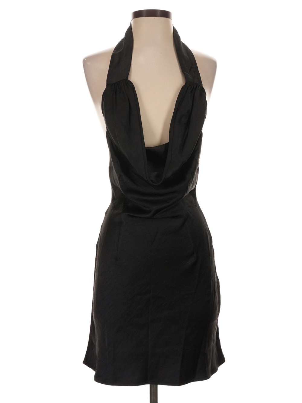 Meshki Cher Satin Strapless Mini Dress in Black - Size S - Picture 7 of 12